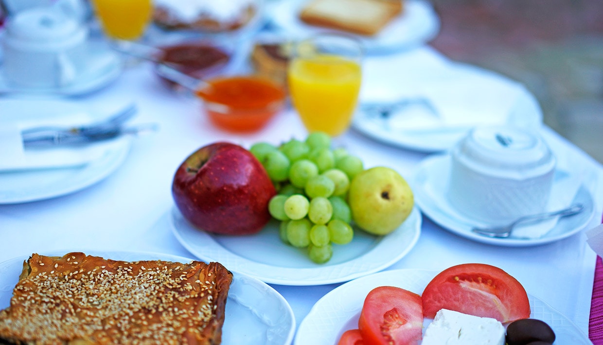 Hotels GALAXIDI petit déjeuner nostos